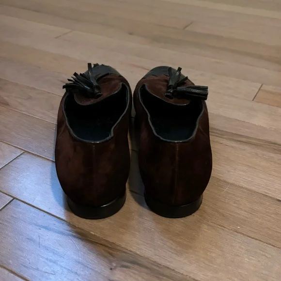 Longchamp Suede Loafers Flats - Picture 10 of 11